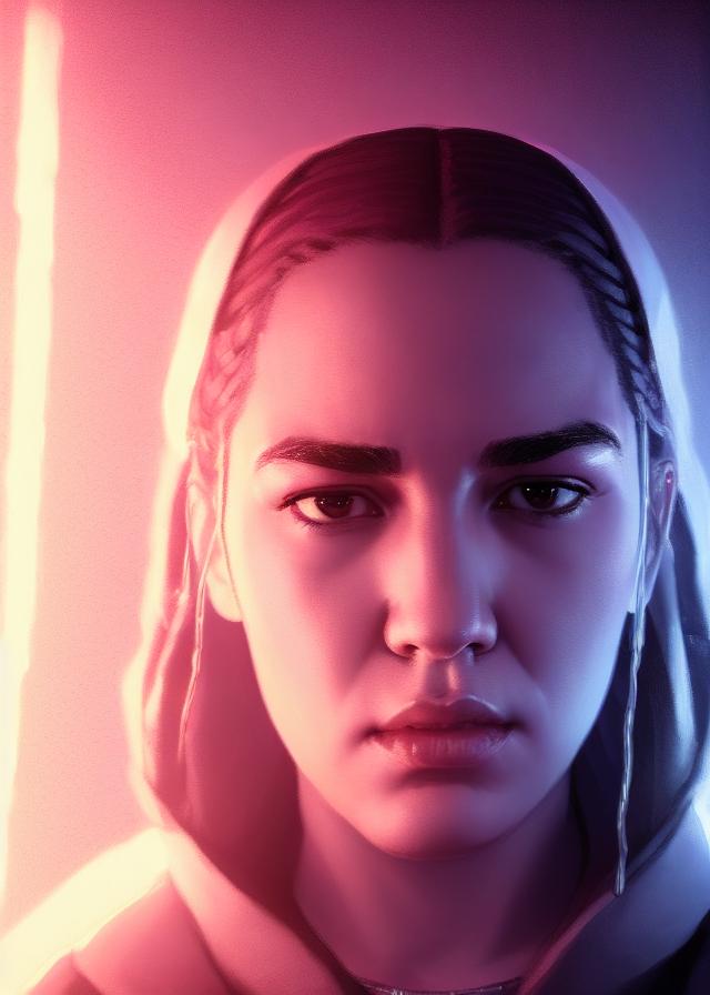 Artificial Intelligence (AI) generated image art, ..., portrait, evil jedi, art by greg rutkowski, on Mustafar, lava, cinematic lighting, 4k, highly detailed, sharp focus