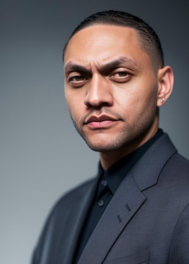Artificial Intelligence (AI) generated image art,  \"... portrait, ultra photorealistic, friendly expression, gentleman style Armani style clothing, cinematic lighting, highly detailed, sharp focus, 8k, professional portrait photograph style\"