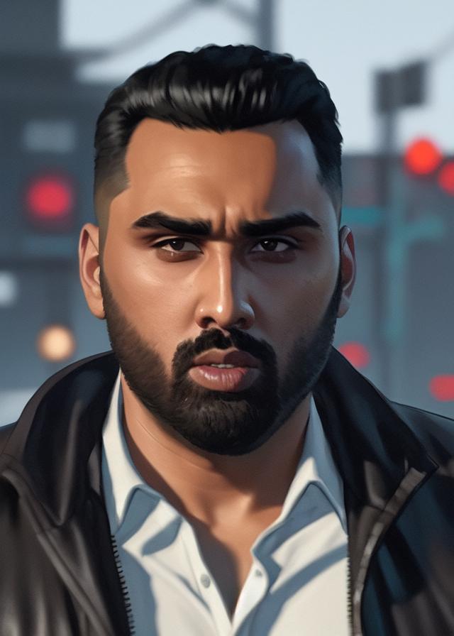 Artificial Intelligence (AI) generated image art, ..., gta v ,art by greg rutkowski, highly detailed, sharp focus, 4k