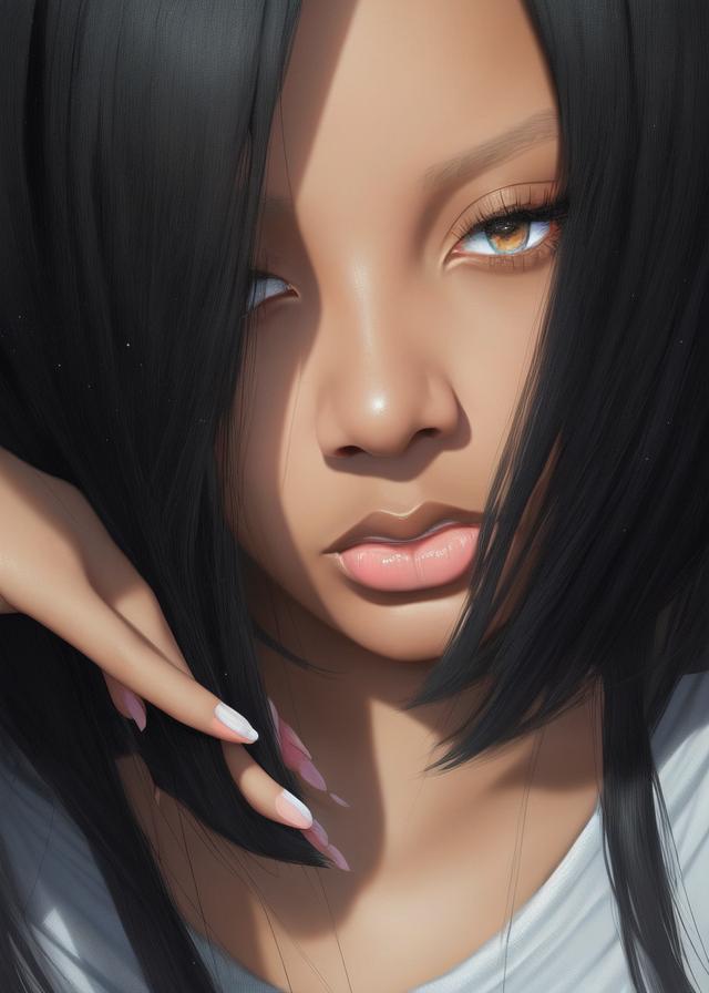 Artificial Intelligence (AI) generated image art, ..., ... as beautiful emo girl, ((portrait)), art by lois van baarle and loish and ross tran and rossdraws and sam yang and samdoesarts and artgerm, digital art, highly detailed, intricate, sharp focus, Trending on Artstation HQ, deviantart, unreal engine 5, 4K UHD image