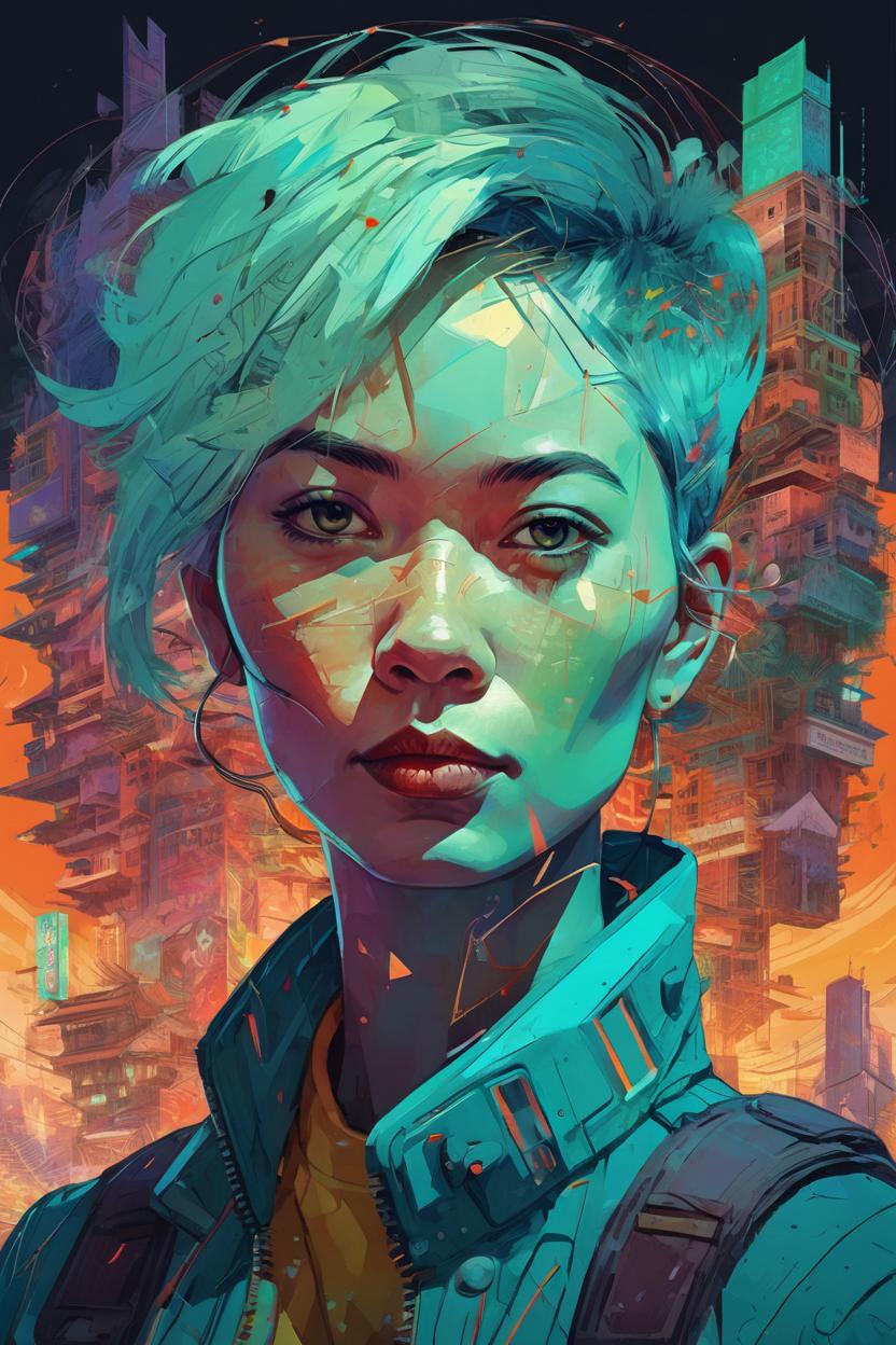 Artificial Intelligence (AI) generated image art, stunning portrait of ..., by victo ngai, kilian eng vibrant colors, dynamic lighting, digital art, winning award masterpiece, fantastically beautiful, illustration, aestheticly inspired by beksinski and dan mumford, upscale with simon stalenhag work, trending on artstation, art by artgerm and greg rutkowski, 8k