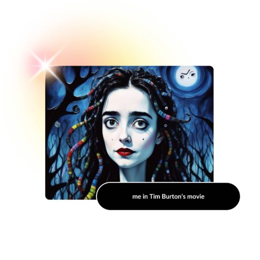 Turn Into Tim Burton Character With AI - ImagineMe