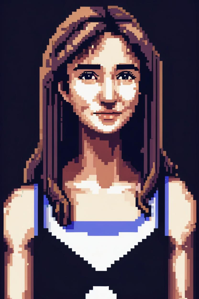 Artificial Intelligence (AI) generated image art, ..., (8 bit pixel art)